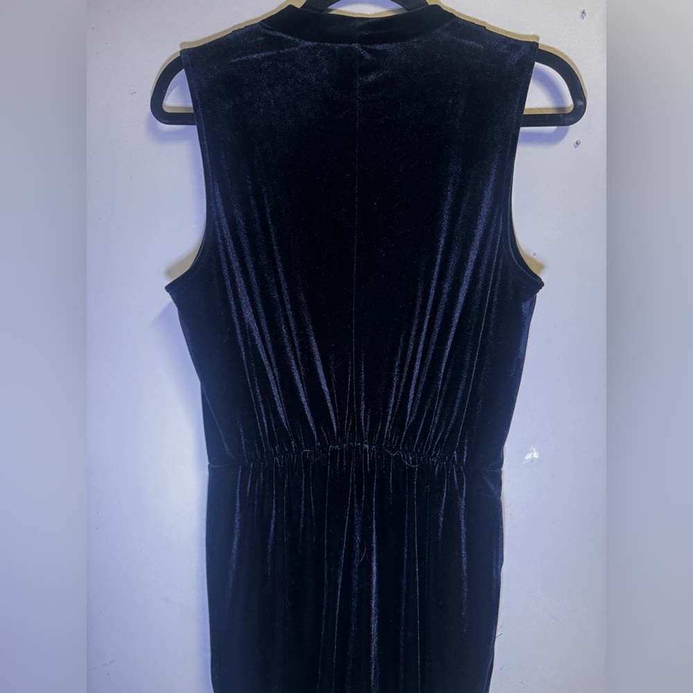 RACHEL Rachel Roy Black Mini Velvet Dress - Picture 6 of 6